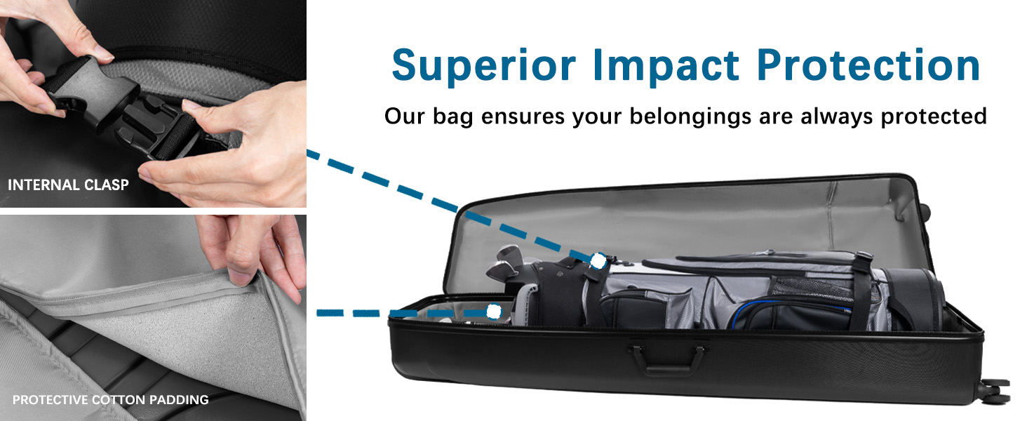 hard case golf travel bag