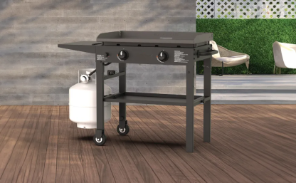 🔥 Limited-Time Deal – Save Up To 80% !Blackstone Flat Top Gas Grill Griddle 2 Burner Propane Fuelled Rear Grease Management System, 1517, Outdoor Griddle Station for Camping, 28 inch