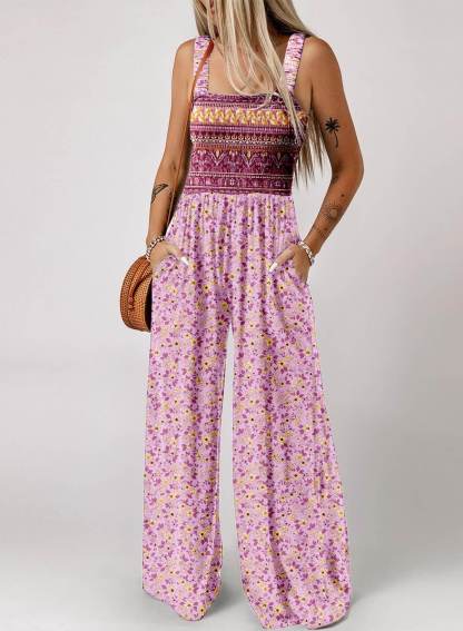 ⚡️Factory wholesale promotion 80% OFF⚡️Women's Sleeveless Jumpsuit with Pockets and adjustable straps/🎯Made in USA