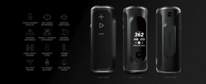 AI Golf GPS Speaker – Touchscreen Display, 40,000+ Courses, Hazard Alerts & 10+ Hour Battery