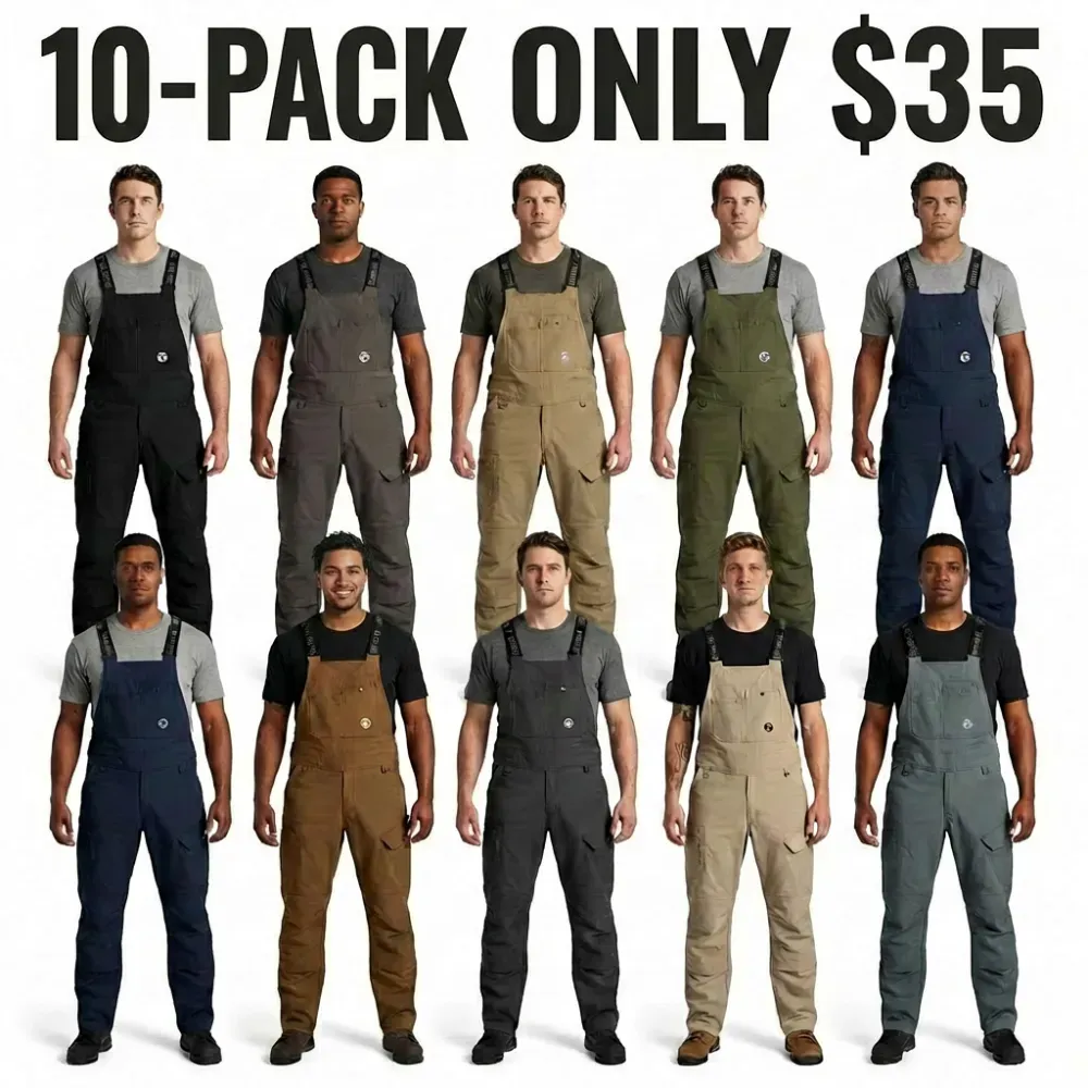 🔥Flash sale-Save Up To 80%🔥👍Best seller & MEN jumpsuit T1 Overalls with Knee Pads