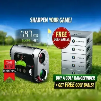 Spring Sale💥GenePro G1 Touchscreen & GPS Golf Rangefinder with Slope, 43000+ Preloaded Courses, 1300 Yards Laser Range Finder Golf with Red & Green Display, 0.1s Flag Pole Locking Vibration