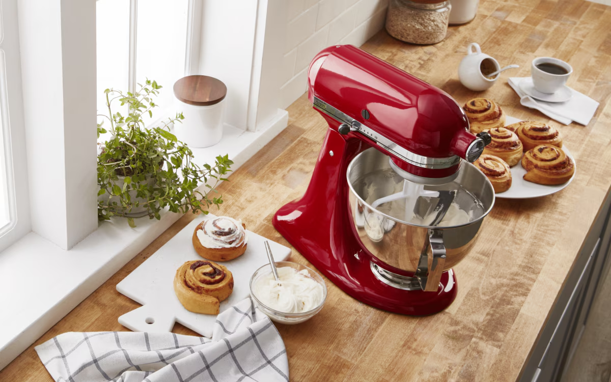 🔥 Limited-Time Deal – Save Up To 80% !Artisan Series 5 Quart Tilt Head Stand Mixer with Pouring Shield KSM150PS