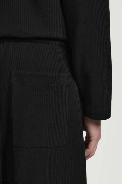 RIBBED JERSEY JOGGERS