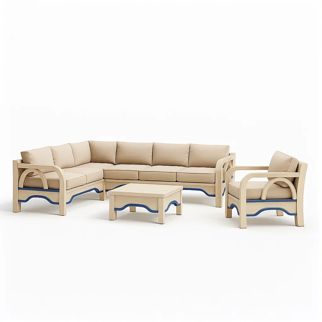 Mobilier de terrasse,Ensemble de canapés d’angle de terrasse