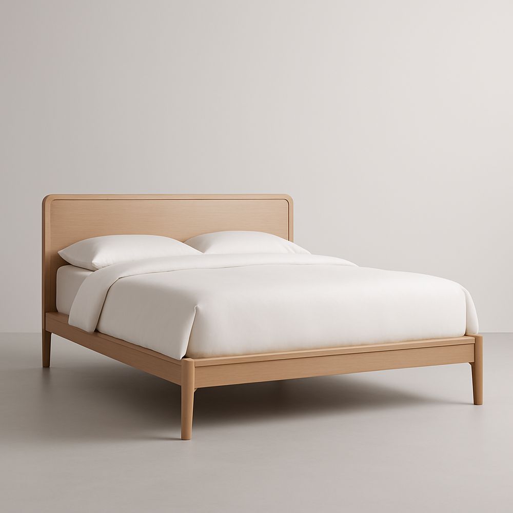 Letto Matrimoniale in Legno di Rovere 200x160 cm