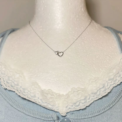 A202 Intertwined Hearts Necklace