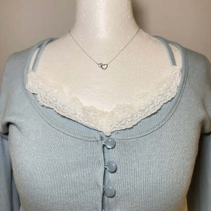 A202 Intertwined Hearts Necklace