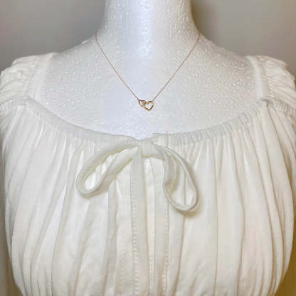 A202 Intertwined Hearts Necklace