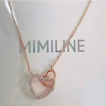 A202 Intertwined Hearts Necklace