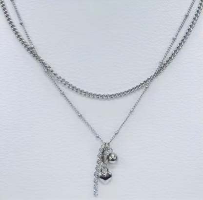 [Preorder 1st Drop Price] A209 Layered Heart Necklace