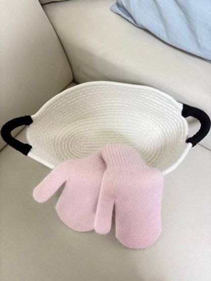 [WEBSITE EXCLUSIVE] A406 Cozy Paw Knit Gloves