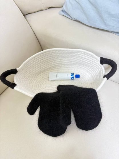 [WEBSITE EXCLUSIVE] A406 Cozy Paw Knit Gloves