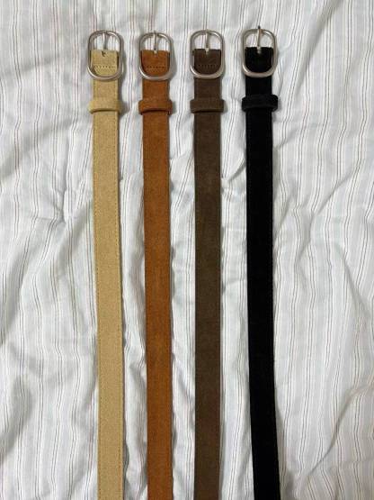 [WEBSITE EXCLUSIVE] A407 Softline Suede Belt
