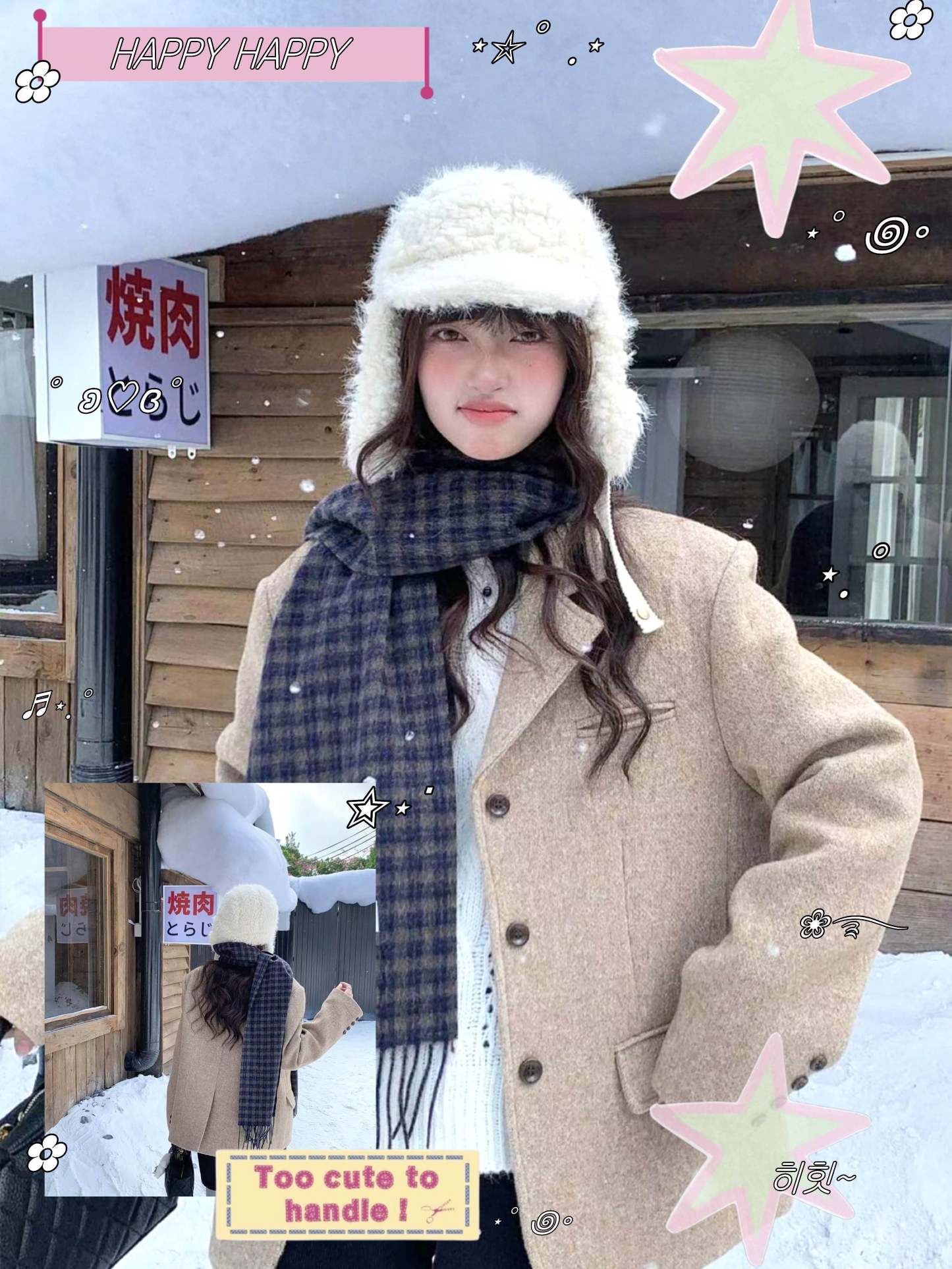[Preorder 1st Drop Price] A409 Snowy Kuki Hat