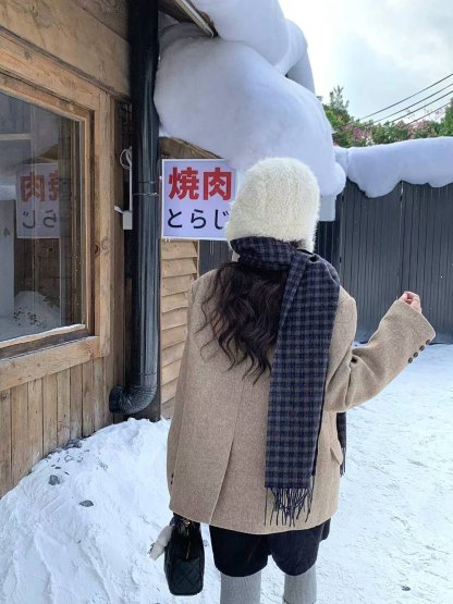 [Preorder 1st Drop Price] A409 Snowy Kuki Hat