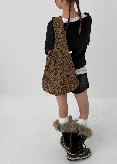 [Preorder 1st Drop Price] B301 Leopard Reversible Shoulder Bag