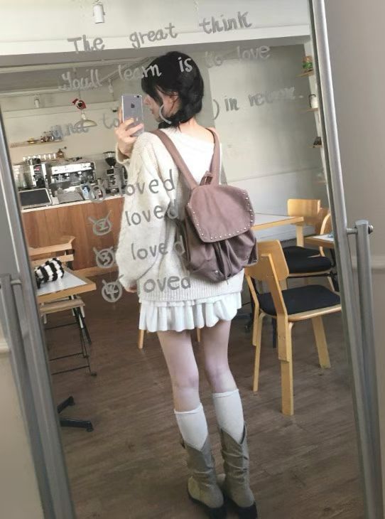 [Preorder 1st Drop Price] B302 Mini Suede Backpack