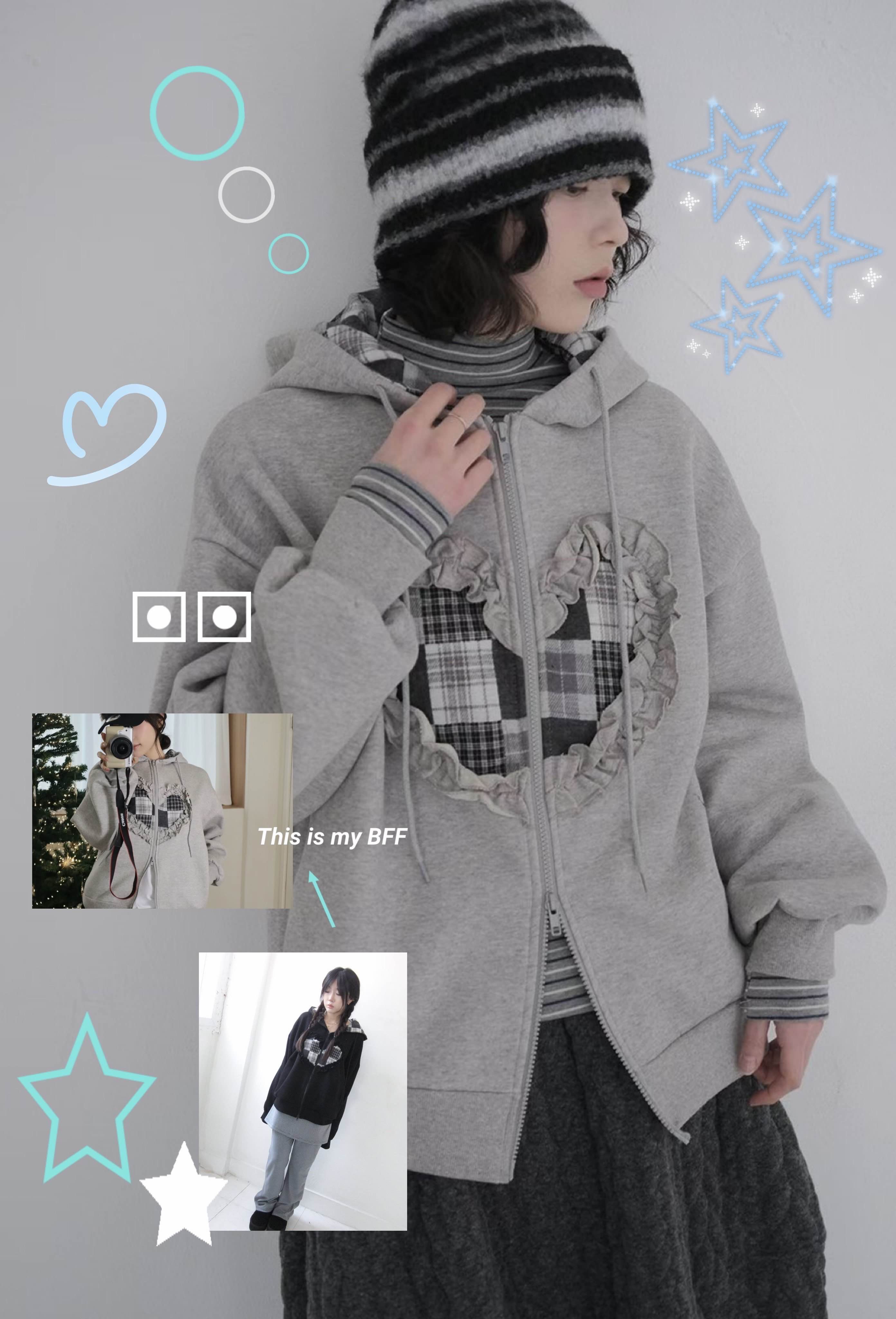 [Preorder 1st Drop Price] C1001 Softcore Riot Heart Hoodie