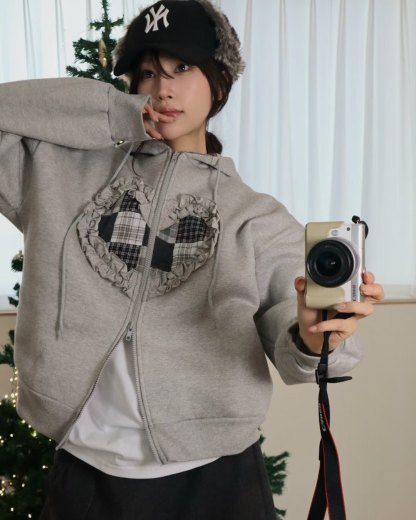 [Preorder 1st Drop Price] C1001 Softcore Riot Heart Hoodie