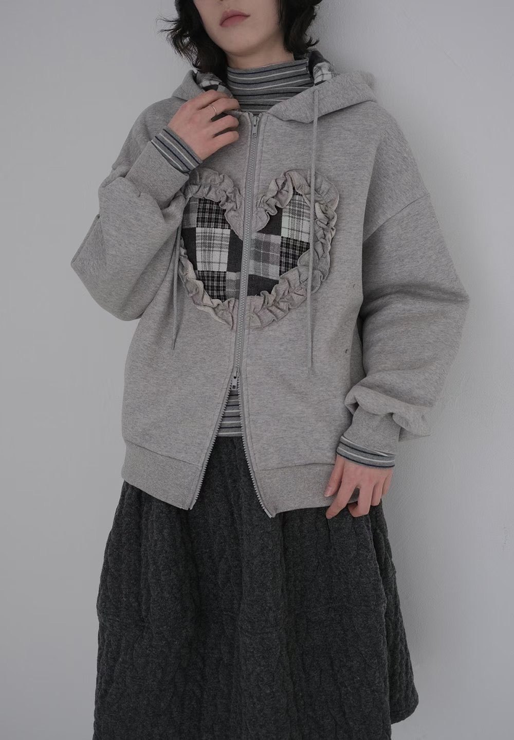 [Preorder 1st Drop Price] C1001 Softcore Riot Heart Hoodie