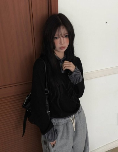 [Preorder 1st Drop Price] C1003 Pinstripe Hoodie