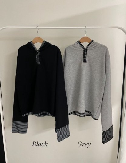 [Preorder 1st Drop Price] C1003 Pinstripe Hoodie