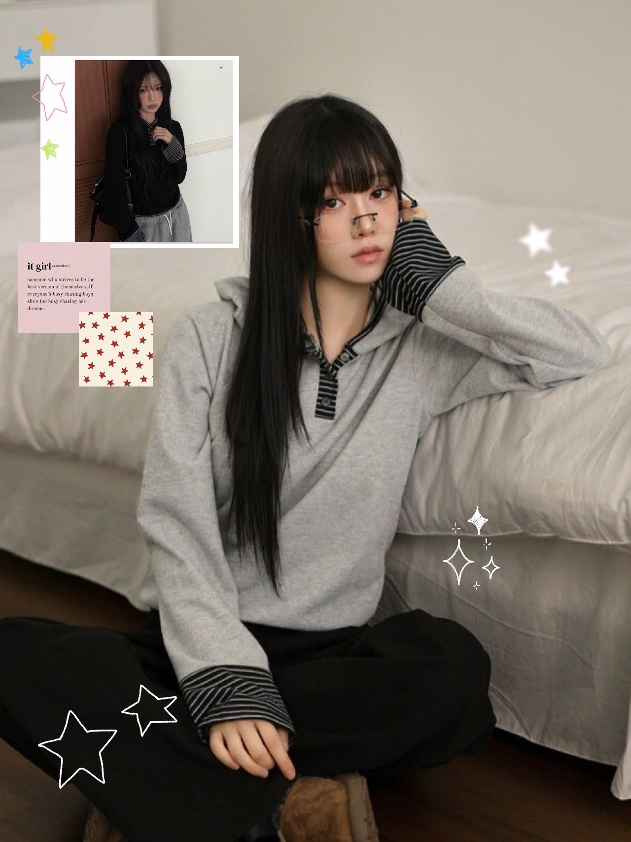 [Preorder 1st Drop Price] C1003 Pinstripe Hoodie