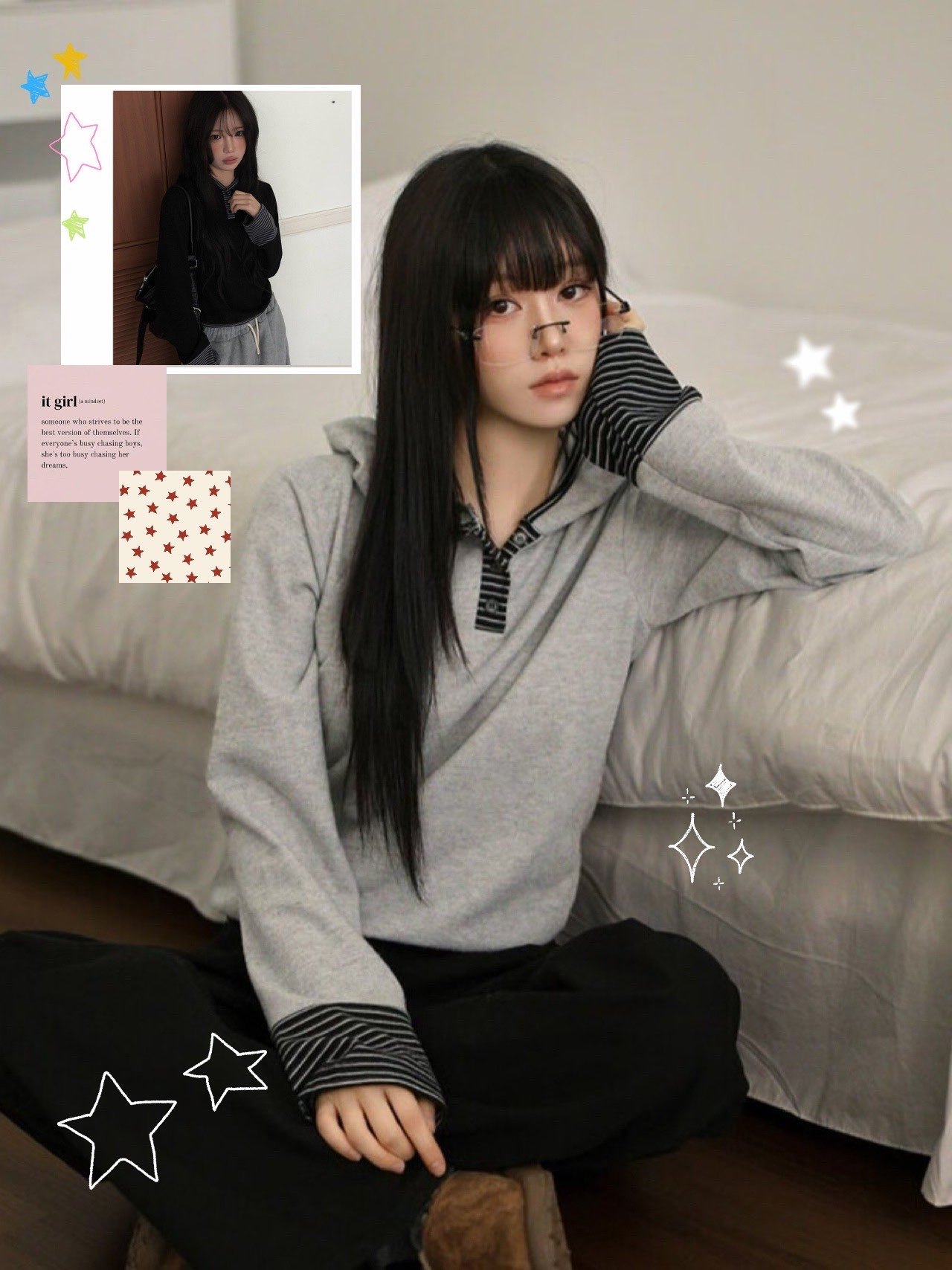 [Preorder 1st Drop Price] C1003 Pinstripe Hoodie