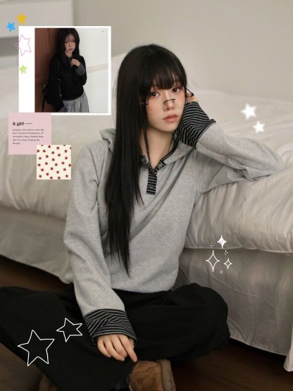 [Preorder 1st Drop Price] C1003 Pinstripe Hoodie