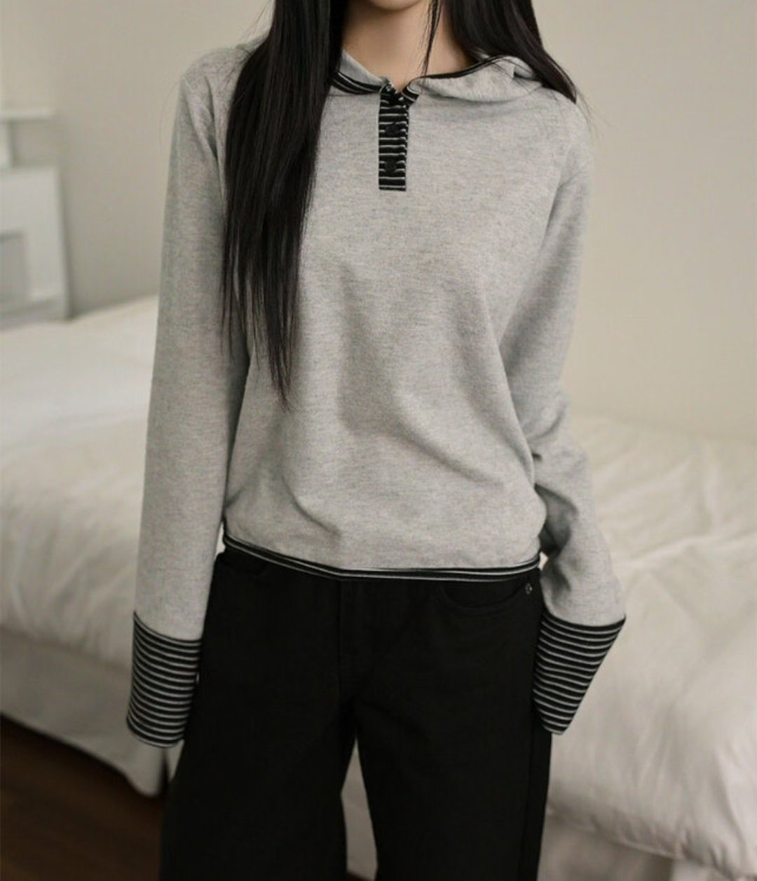 [Preorder 1st Drop Price] C1003 Pinstripe Hoodie