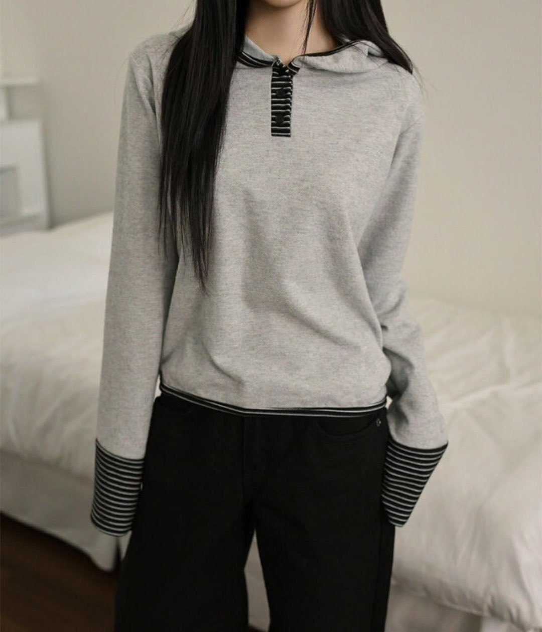 [Preorder 1st Drop Price] C1003 Pinstripe Hoodie