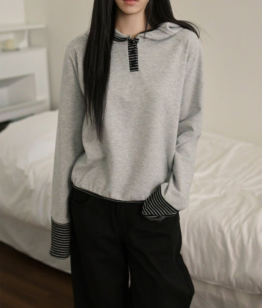 [Preorder 1st Drop Price] C1003 Pinstripe Hoodie