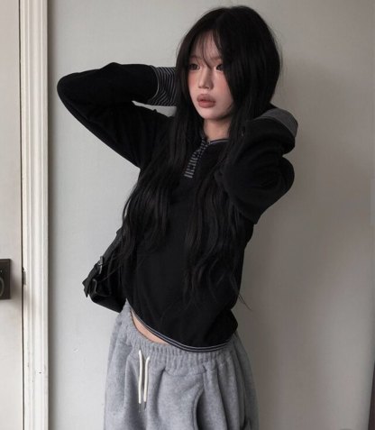 [Preorder 1st Drop Price] C1003 Pinstripe Hoodie