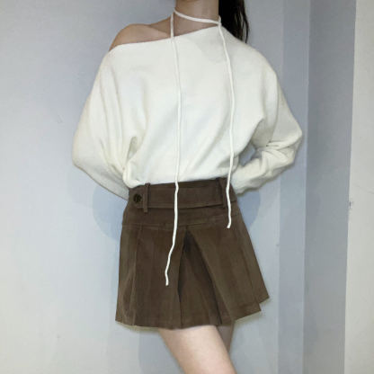 Cinnamon Corduroy Charm Skirt