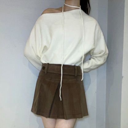 Cinnamon Corduroy Charm Skirt