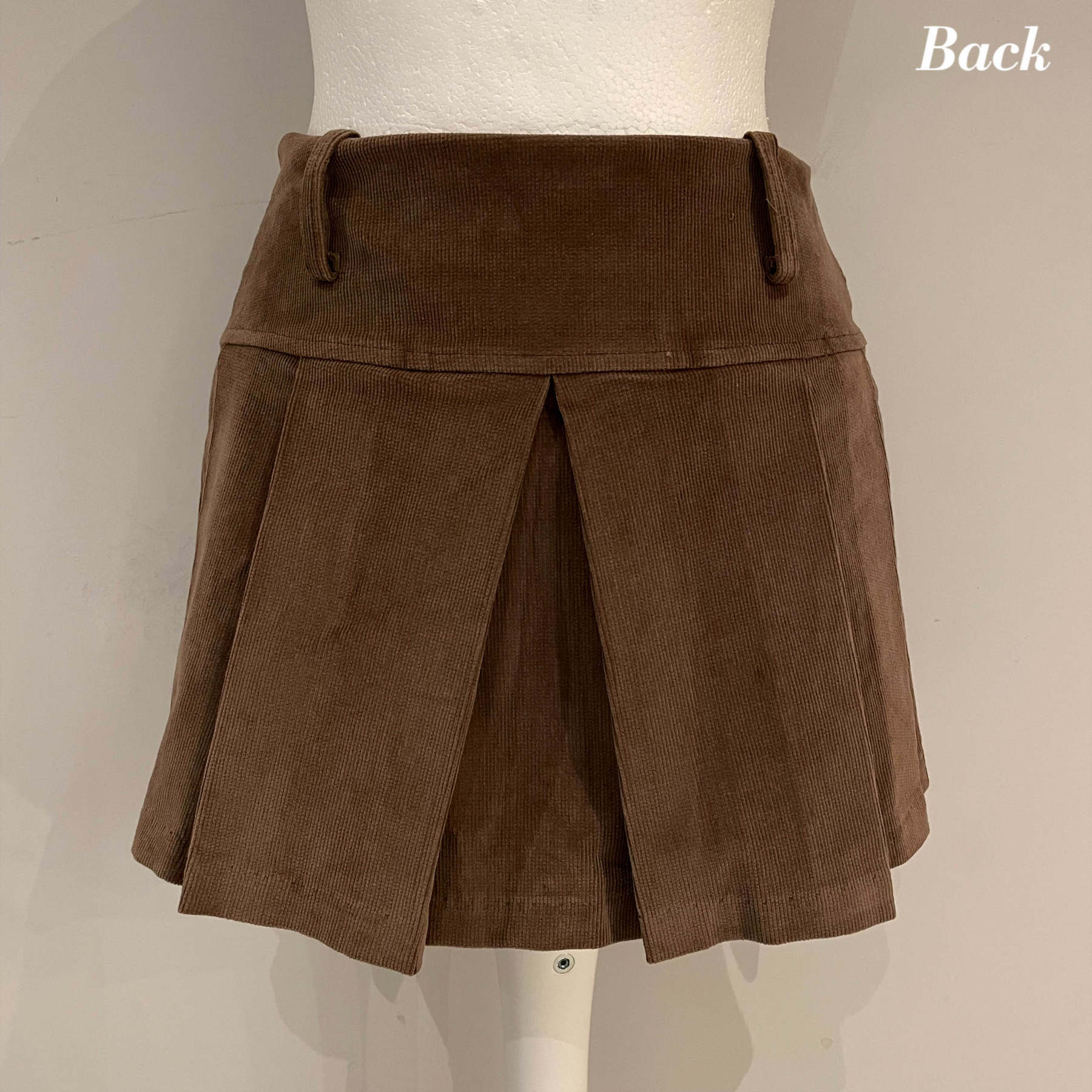 Cinnamon Corduroy Charm Skirt