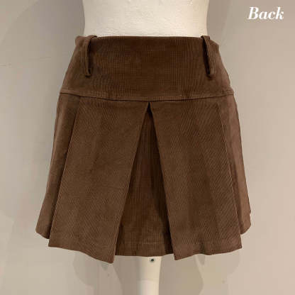 Cinnamon Corduroy Charm Skirt