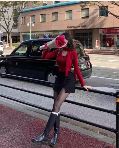 [Website Exclusive] C103 Romance Muffler Cardigan