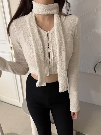 [Website Exclusive] C103 Romance Muffler Cardigan