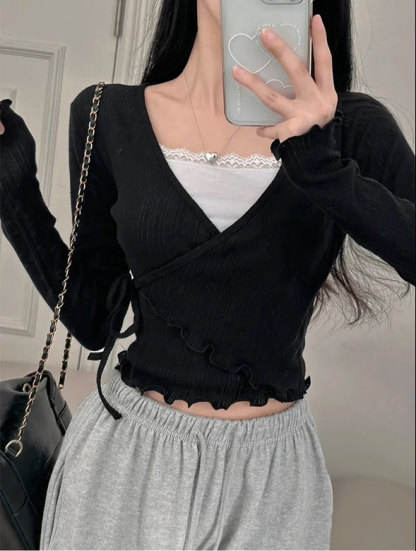 [Preorder 1st Drop Price] C105 Soft Wrap Top