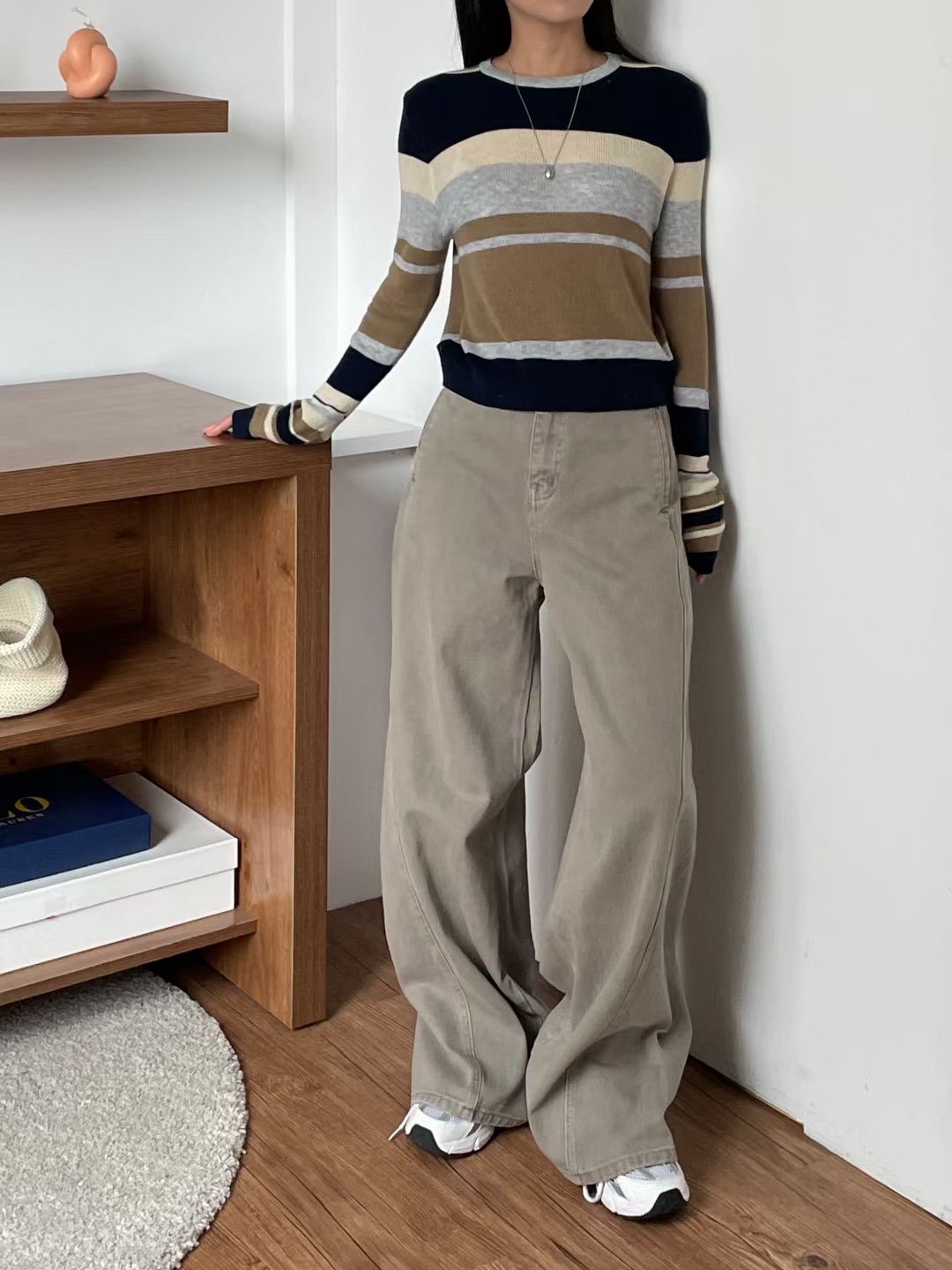 C1101 Contour Wide Leg Jeans