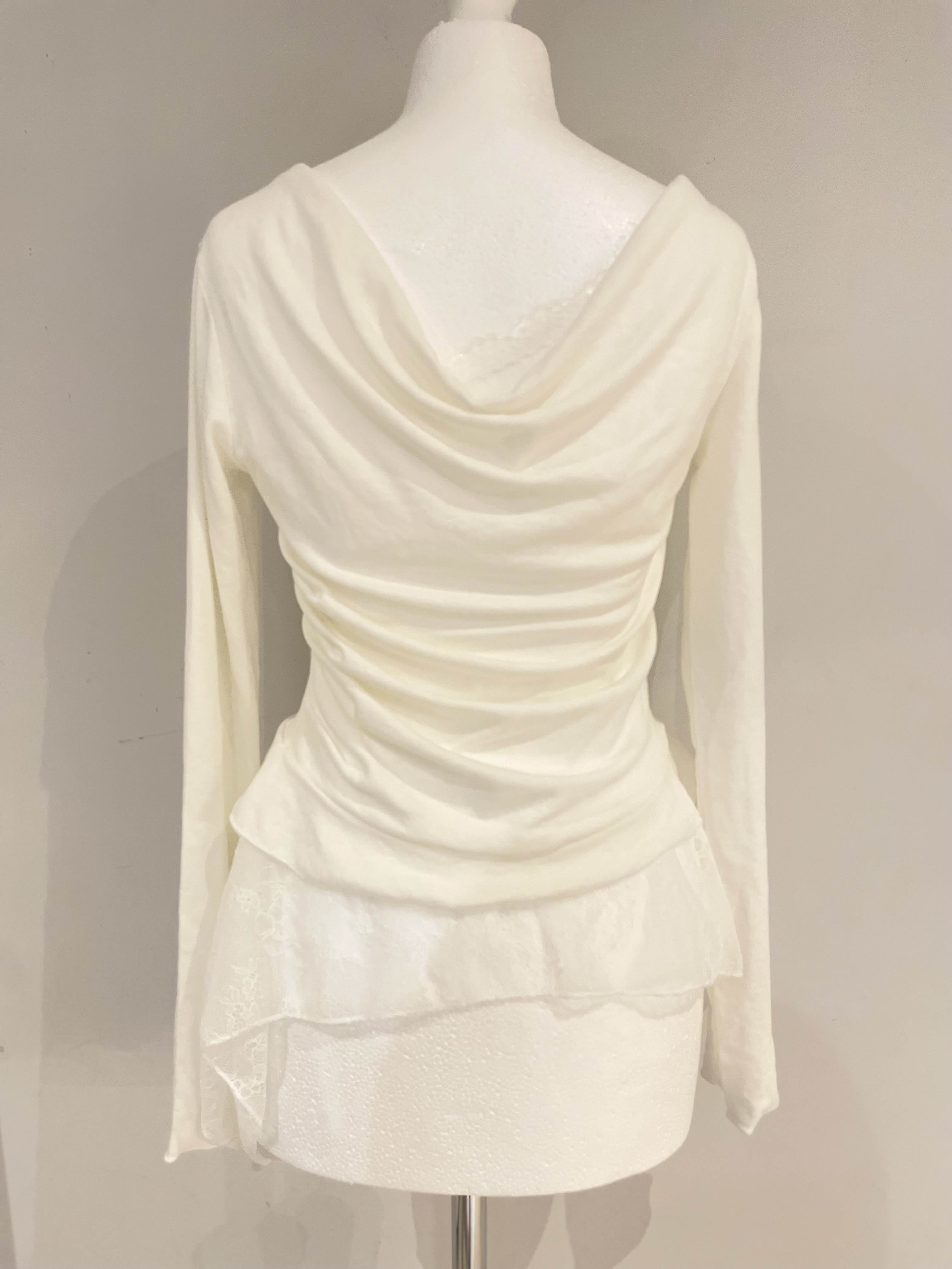 Asymmetric Layered Lace Top