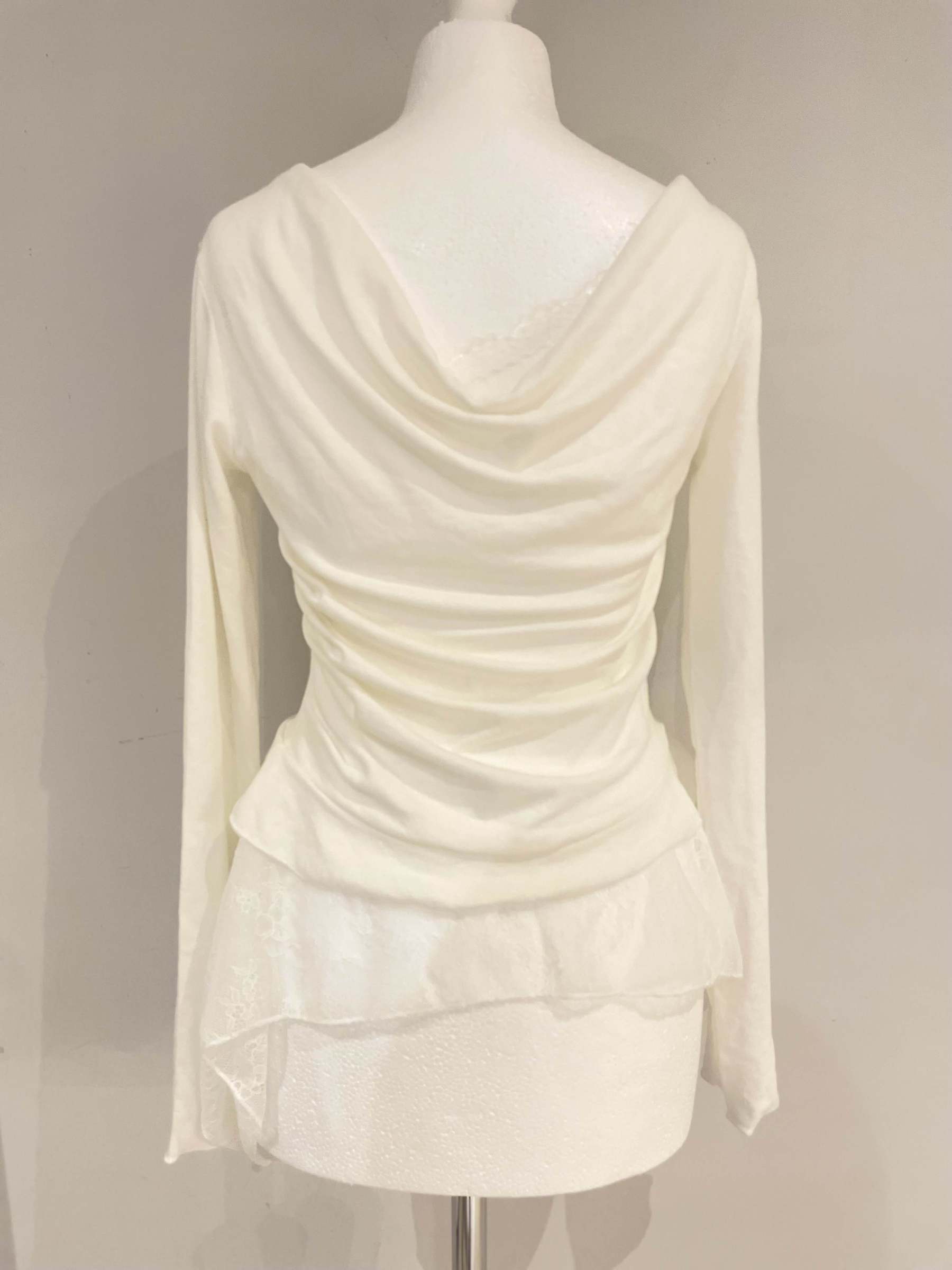 Asymmetric Layered Lace Top