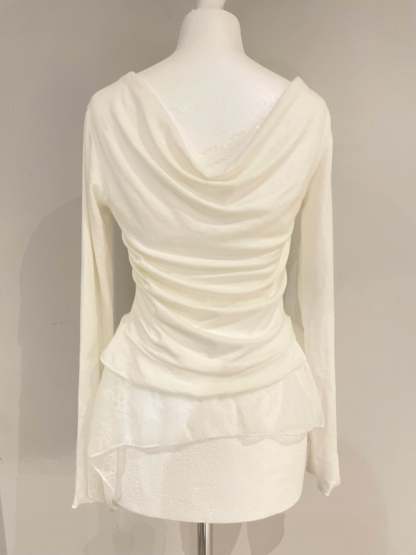 Asymmetric Layered Lace Top