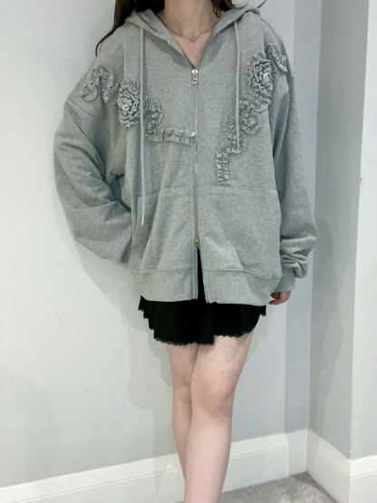 Lace Frill Mini Skirt