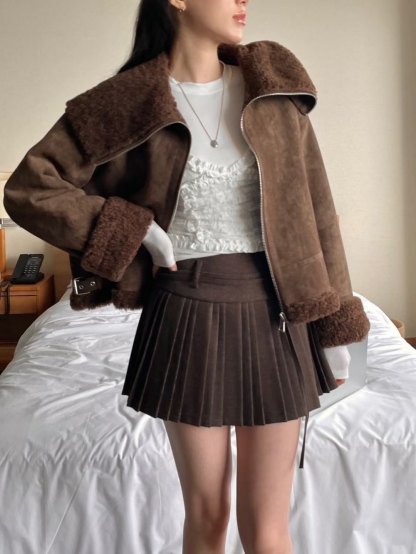 [Preorder 1st Drop Price] C1108 Warm Whisper Pleated Skirt