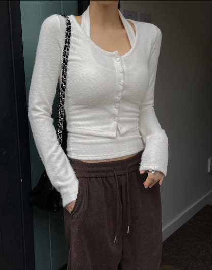 [Preorder 1st Drop Price] C1110 Eclipse Ribbed Halter Set