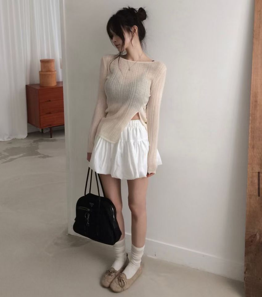 [Preorder 1st Drop Price] C1113 Aerlune Bubble Skirt