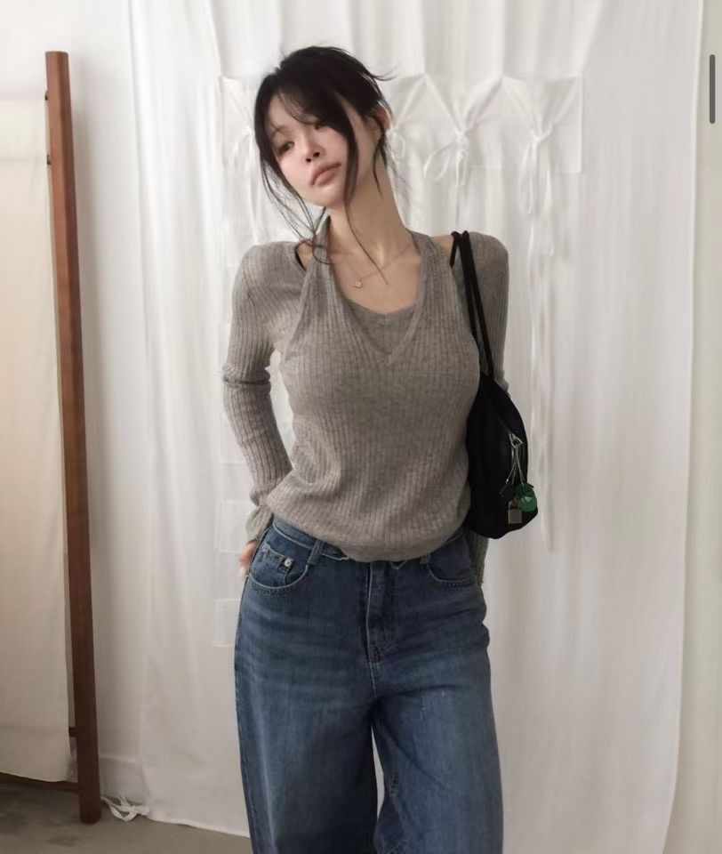 [Preorder 1st Drop Price] C1114 Veilframe Knit Top